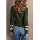 Women's Striped Sleeve Knit Sweater product