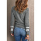 Women's Striped Sleeve Knit Sweater product