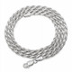 Italian .925 Sterling Silver High-Polish Finish Rope Chain product