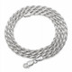 Italian .925 Sterling Silver Fill High-Polish Finish Rope Chain product