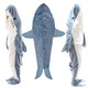 Kids' Shark Wearable Hooded Blanket by NewHome™ product