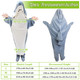 Kids' Shark Wearable Hooded Blanket by NewHome™ product