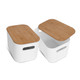 NewHome™ Storage Bin with Bamboo Lid (2-Pack) product