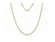 10K Solid Yellow Gold 2mm Cuban Chain product