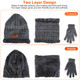 N'Polar™ 3-Piece Beanie Hat, Gloves, & Scarf Bundle product