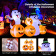 Inflatable Pumpkin and Ghost Halloween Decoration  product