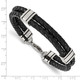 Stainless Steel and Braided Leather Bracelet product