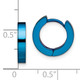 Brushed Stainless Steel Hinged Hoop Earrings product
