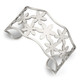 Flowered Stainless Steel Cuff Bangle Bracelet  product