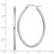 Stainless Steel 30mm Oval Hoop Earrings  product