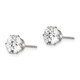 7mm Round CZ Stud Stainless Steel Earrings  product