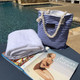 Striped Canvas Tote Bag product