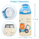iMounTEK® Kids' Insulated Stainless Steel Water Bottle with Straw Lid product