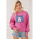 Regina Chic Tiger Embroidered Casual Sweatshirt product