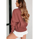 Women's Vivienne Zip-up Stand Collar Ribbed Thumbhole Sleeve Sweatshirt product