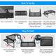 LakeForest® Foldable Camping Table with Side Trays product
