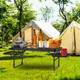 LakeForest® Foldable Camping Table with Side Trays product