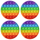 Anti-Stress Rainbow Bubble Pop-It Fidget Toy (1- to 5-Pack) product