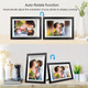 10.1 Inch Smart WiFi Digital Photo Frame 1280x800 IPS LCD Touch Screen,Auto-Rotate Portrait and Landscape,Built in 16GB Memory,Share Moments Instantly via Frameo App from Anywhere (Black Wooden Frame) product
