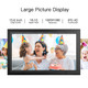 Digital Picture Frame 15.6 Inch Large Digital Photo Frame with 1920 * 1080 IPS Full HD Touchscreen, Humblestead 32GB WiFi Smart Frame Share Photos and Videos Instantly from Anywhere via Frameo App product