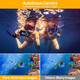 Underwater Cameras,4K Waterproof Digital Camera 48 MP Autofocus Function Selfie Dual Screens with 16X Digital Zoom Compact Portable 11FT Underwater Camera for Snorkeling,Waterproof,2 battery (Black) product