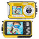 Waterproof Digital Camera Underwater Camera Full HD 2.7K 48 MP  (Yellow) product