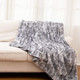Cheer Collection® Faux Fur Bamboo Design Throw Blanket product
