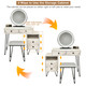 Modern Dressing Table with Storage Cabinet product
