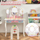 Kids' Vanity Set with Tri-Fold Mirror product