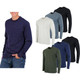 Men's Cotton Long Sleeve T-Shirt with Chest Pocket (3-Pack) product