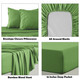4-Piece Rayon from Bamboo Cooling Wrinkle-Resistant Bedding product