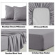 4-Piece Rayon from Bamboo Cooling Wrinkle-Resistant Bedding product