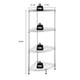 4-Tier Metal Wire Adjustable Storage Rack product