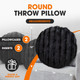Cheer Collection® 18-Inch Ultra Soft Round Throw Pillows (Set of 2) product