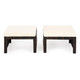 Patio Rattan Ottomans with Soft Cushion for Patio and Garden (2-Pack) product