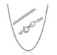 Solid .925 Sterling Silver 2.5mm Diamond-Cut Popcorn Chain product