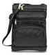 Leather Crossbody Bag with Initial Letter Key Chain product