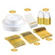 NewHome™ 175-Piece Disposable Gold Dinnerware Set product