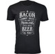 Men's Bacon and Beer Humor T-shirts product