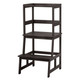 Wooden Kitchen Step Stool with Safety Rail  product