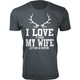 Men's ‘I Love It When My Wife Let's Me Go Hunting’ T-shirt product