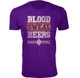 Men's Blood Sweat & Beers Football Cotton T-Shirts product
