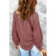 Hallie Square Neck Puff Sleeve Waffle Knit Top product
