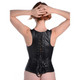 Women's Faux Leather Lace-up Corset & Thong product