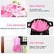 iMounTEK® Silicone Dishwashing Scrubber Gloves (1- or 2-Pack) product