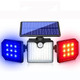 Solar Motion Sensor Light  LED Solar Lighting Wall & Warning Light Flashing Cyclically Waterproof for Outdoor Courtyards Hallways Pools product