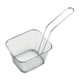 12 Pcs Square Fry Basket with Handle  Baskets Net Potato Cooking Tool for Table Serving Oil Residue Filtration product