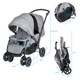 Foldable Lightweight Front/Back Double Seat Baby Stroller Pram product