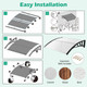 48 x 40-Inch Outdoor Front Door/Window Awning product