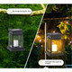 Solar Hanging Candle Lantern & Staked Path Light (8-Pack) product
